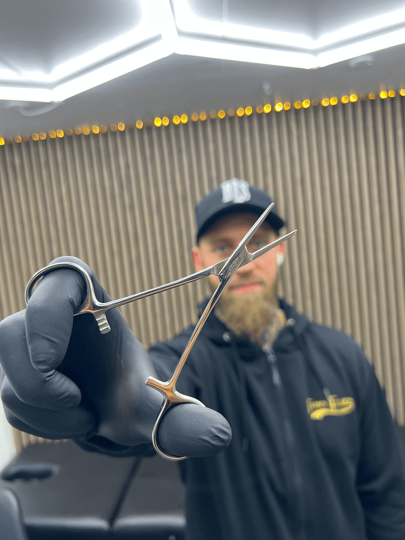 Smiley piercing professionelt udført i Horsens