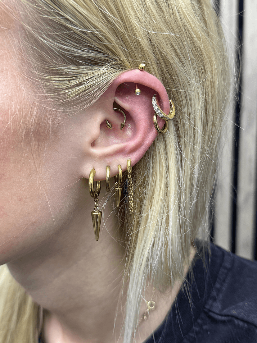 Smiley piercing professionelt udført i Horsens